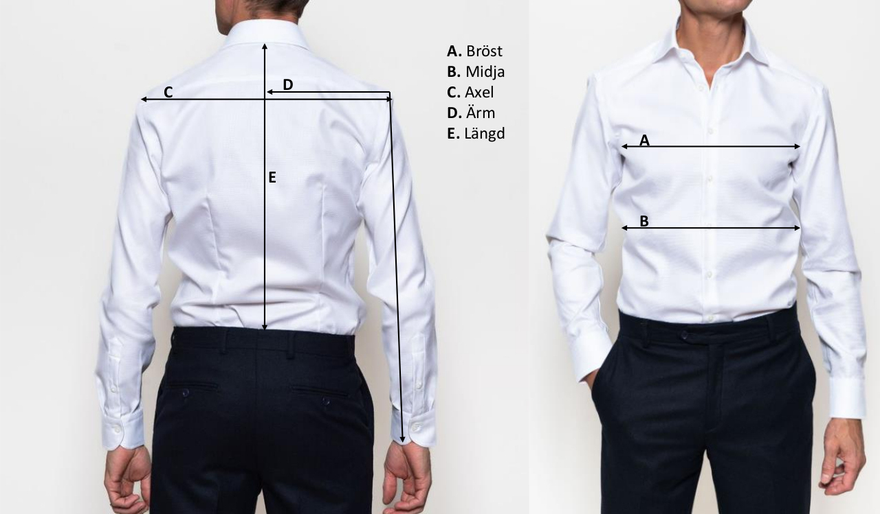 La Chemise måttguide